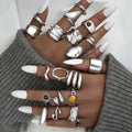 Damen Ring-Set mit kreativem skulpturalem Design Shop Nory