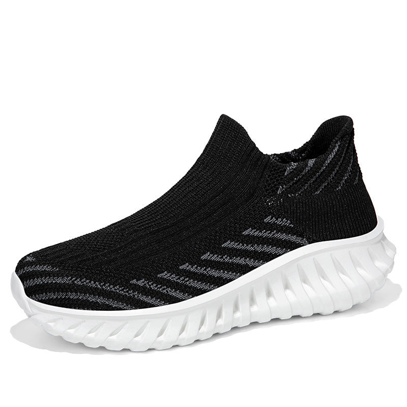 Damen Strick-Sneaker mit atmungsaktivem Obermaterial und rutschfester Sohle Shopnory