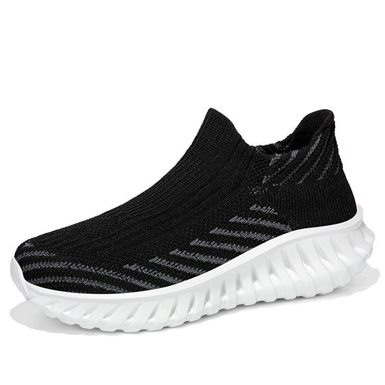 Damen Strick-Sneaker mit atmungsaktivem Obermaterial und rutschfester Sohle Shopnory