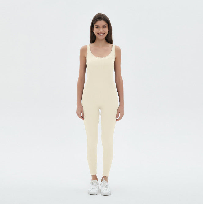 Damen figurbetontes Jumpsuit mit Spaghettiträgern
