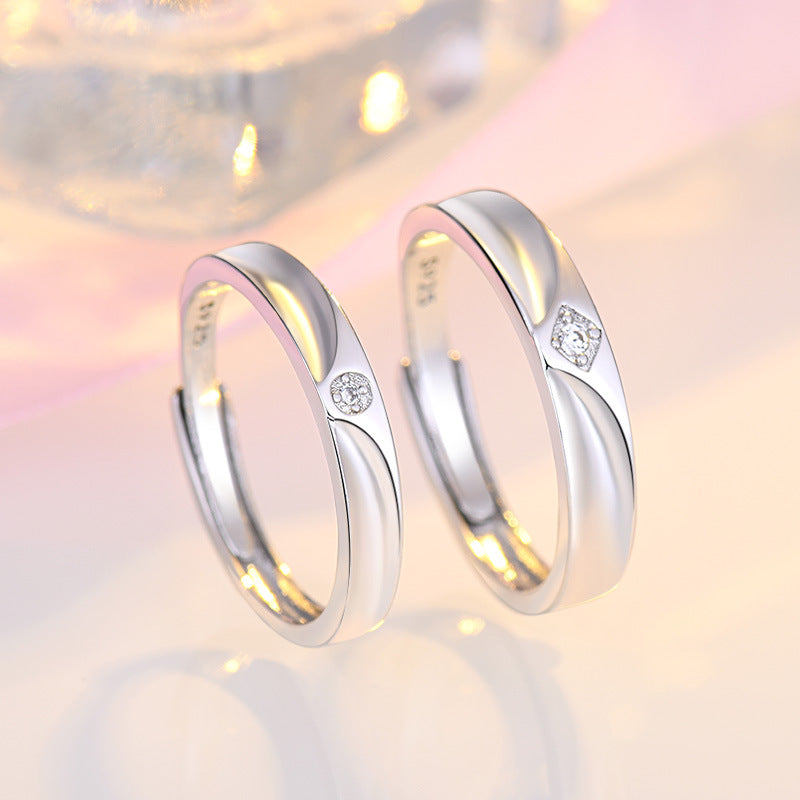 Damenring mit elegantem Design und funkelndem Zirkonia-Besatz Shop Nory