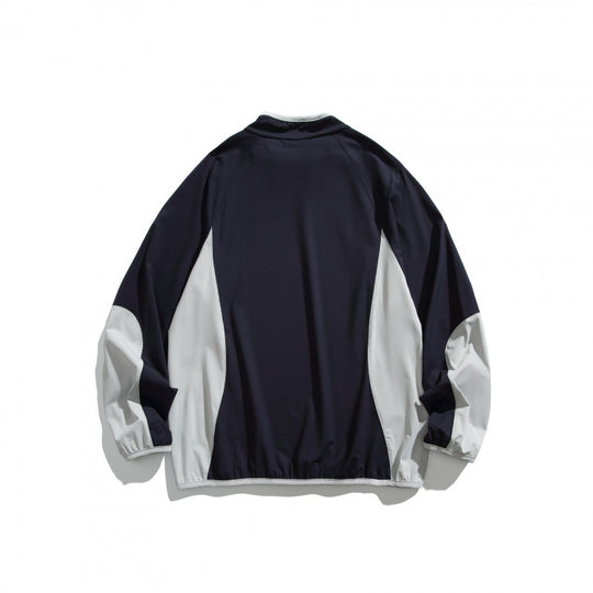 Unisex Weit geschnittenes winddichtes Funktions-Sweatshirt mit Kontrastpaneelen Shop Nory
