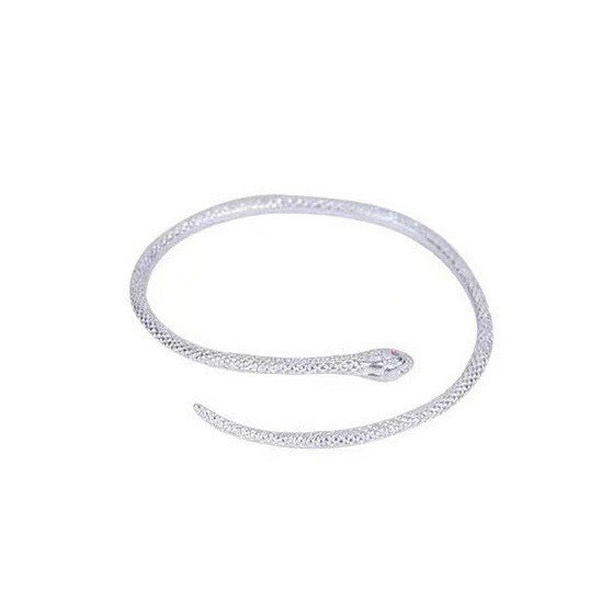 Damen Armreif mit elegantem Schlangendesign und funkelnden Zirkonia Shop Nory