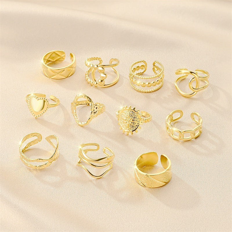 Damen Ring mit elegantem, organischem Design Shop Nory