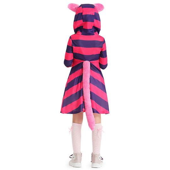 Mädchen Kapuzenkleid mit tierischen Ohren und verspielten Details Shop Nory