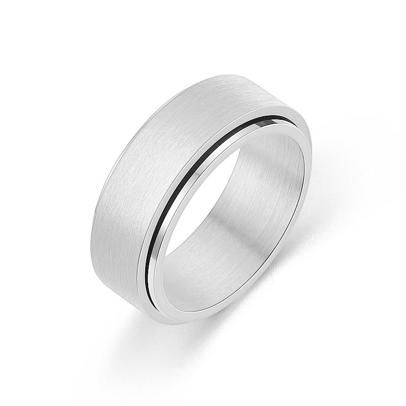 Herren Ring mit trendiger Regenbogenoberfläche Shop Nory
