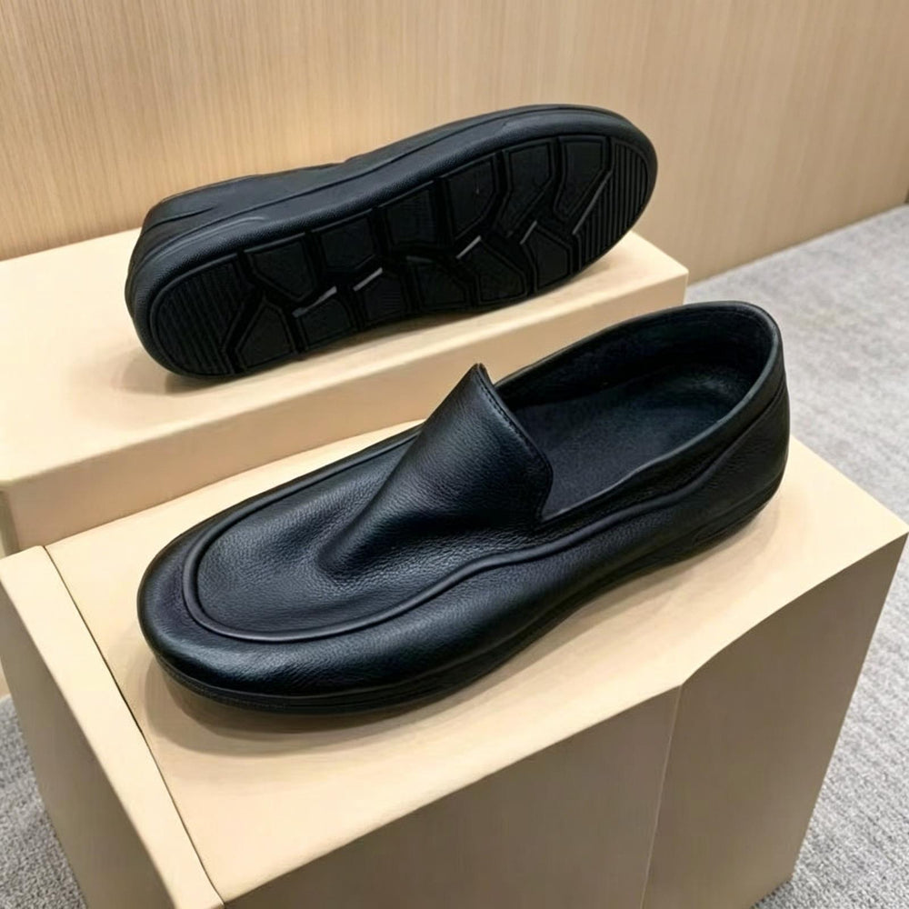 Herren Elegante Slip-On Leder Mokassins Shop Nory