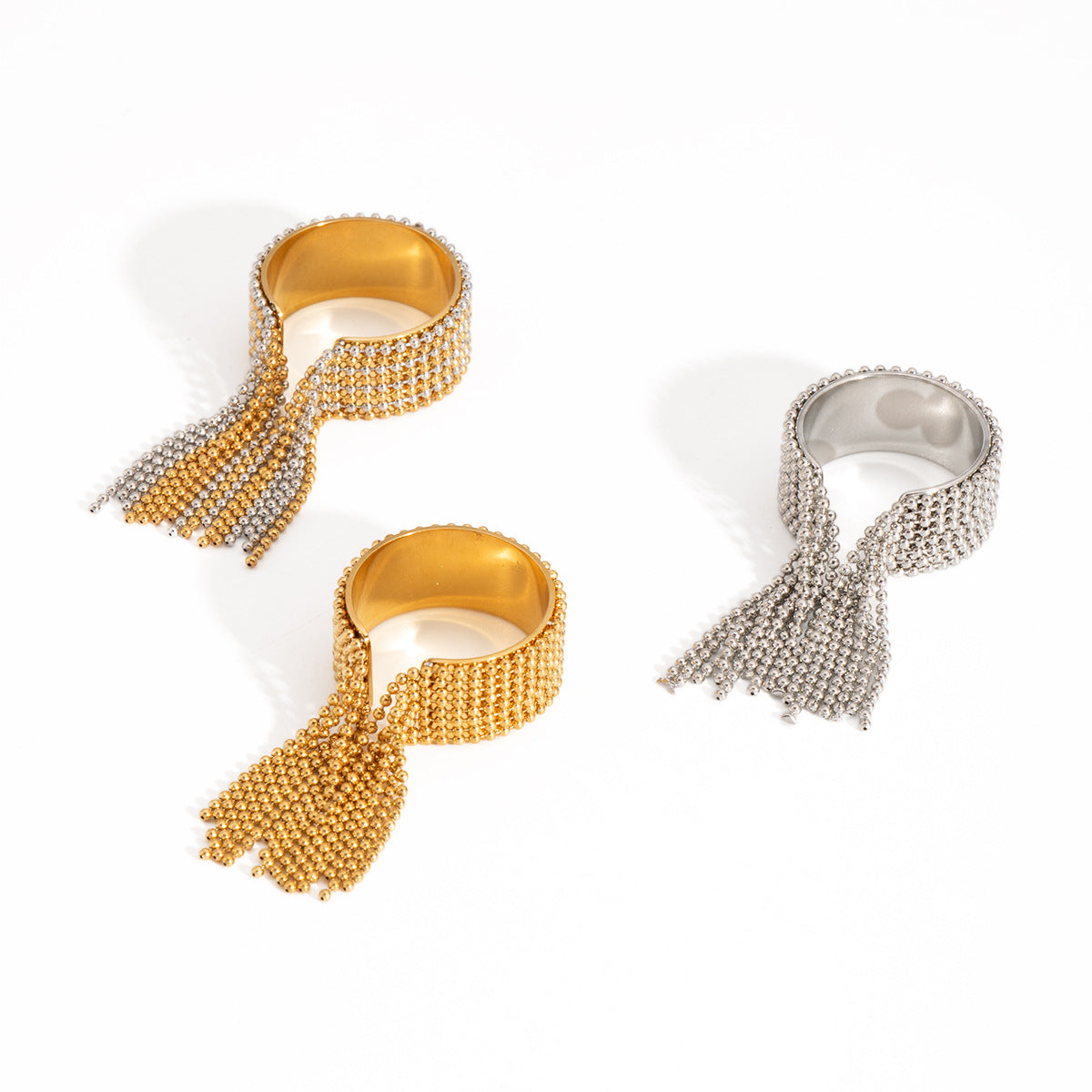 Damen eleganter und verstellbarer Armreif mit klassischen Perlenakzenten Shop Nory