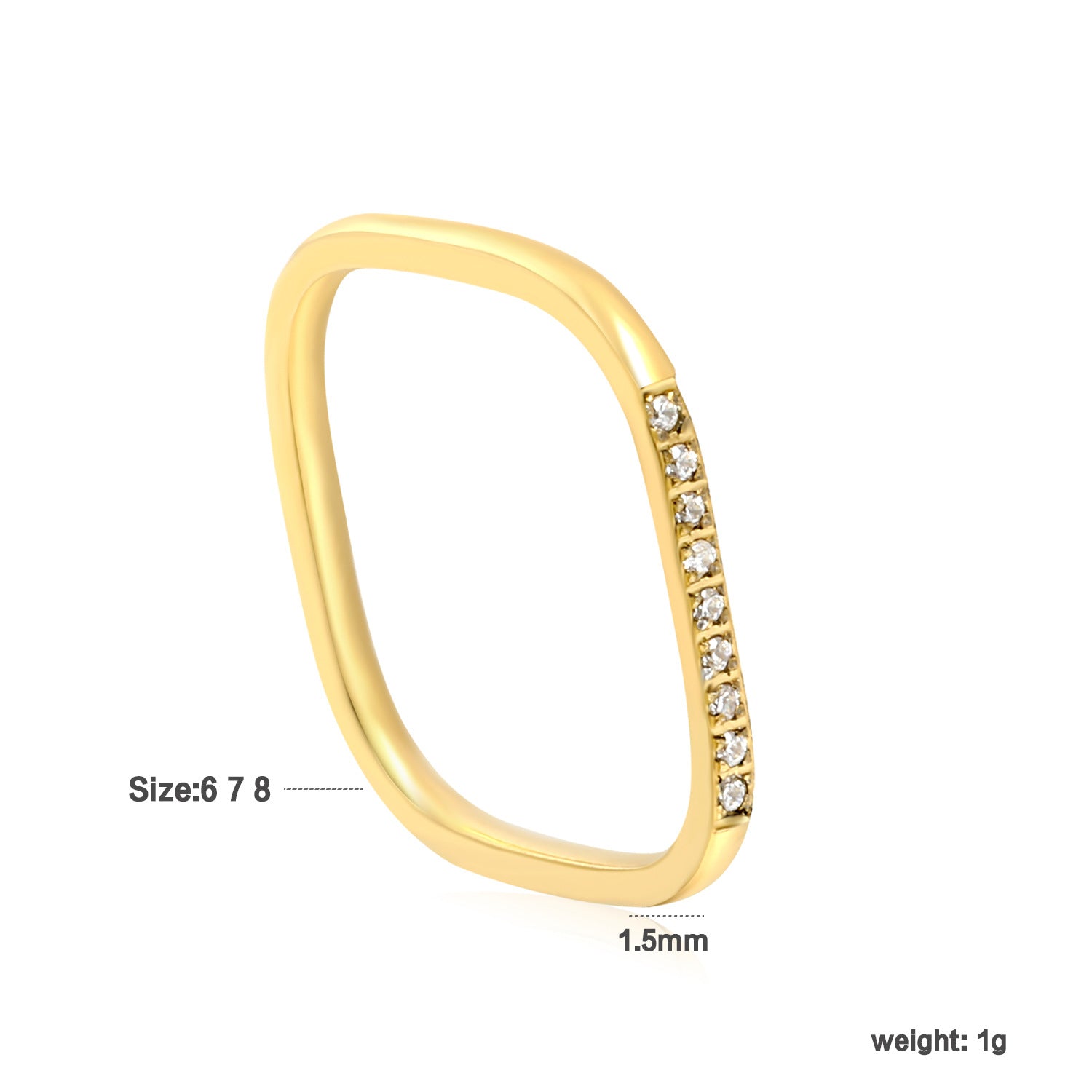 Damen Ring mit eleganter Perlenapplikation und einzigartigem Design Shop Nory