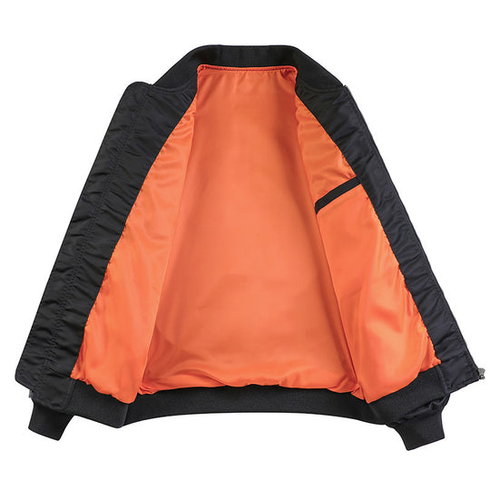 Herren Leichte Flieger-Bomberjacke mit wasserabweisender Shell und Kontrastfutter Shop Nory