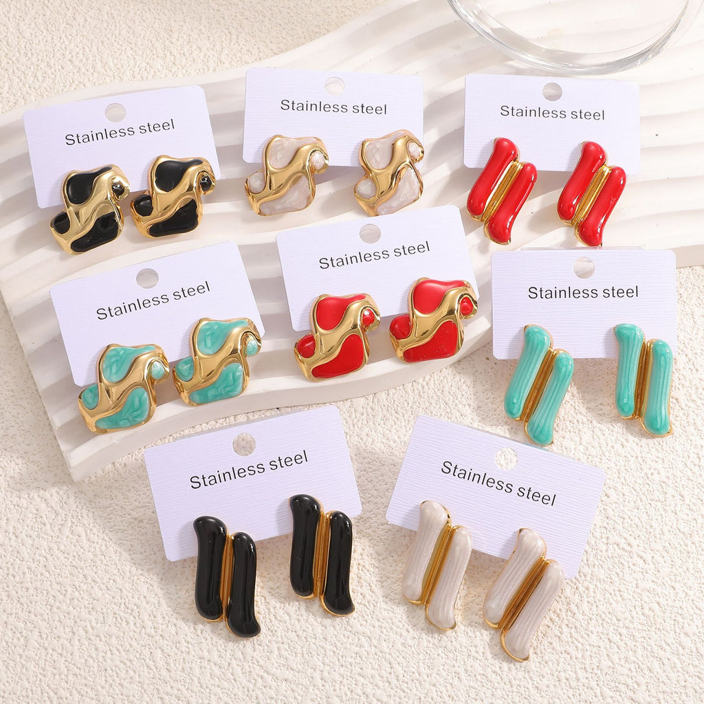 Damen Ohrringe im modernen, künstlerischen Design Shop Nory