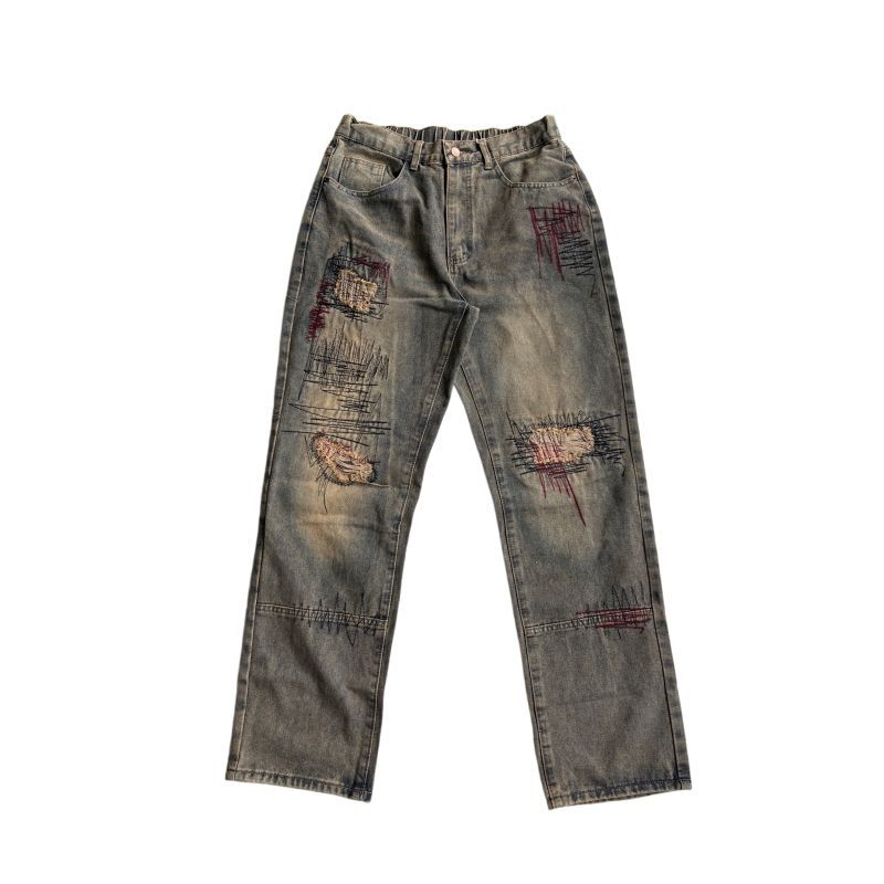 Herren lockere Denim-Jeans im Used-Look Shop Nory