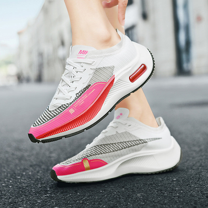 Damen leichte Dämpfungs-Laufschuhe mit Hohlkammer-Zwischensohle und nahtlosem Strickschaft Shop Nory