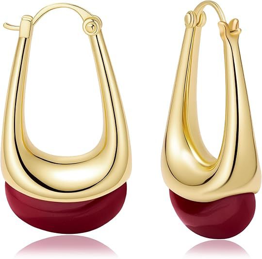 Damen Ohrhänger mit elegantem Tropfen-Design und luxuriösem Goldfinish Shop Nory