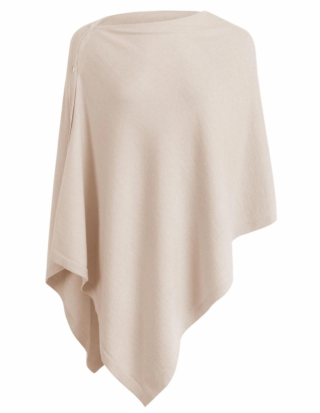 Damen vielseitiger Poncho aus hochwertiger Materialmischung