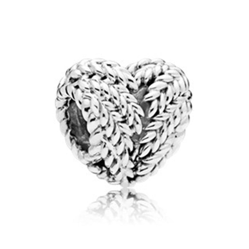 Facettierter Kristall-Charme Perlenanhänger Für Charm-Armband mit Zirkonia-Einfassung