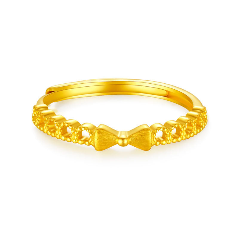 Damen Zierlicher Ring mit verspieltem Schleifenmotiv Shop Nory