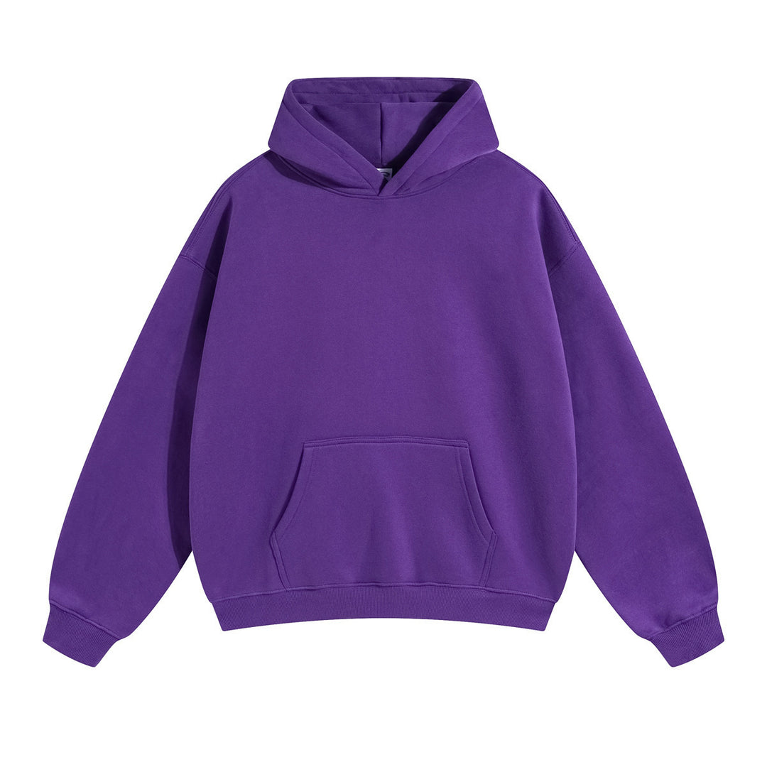 Unisex weit geschnittener Kapuzenpullover aus Bio-Baumwolle mit Kängurutasche Shop Nory