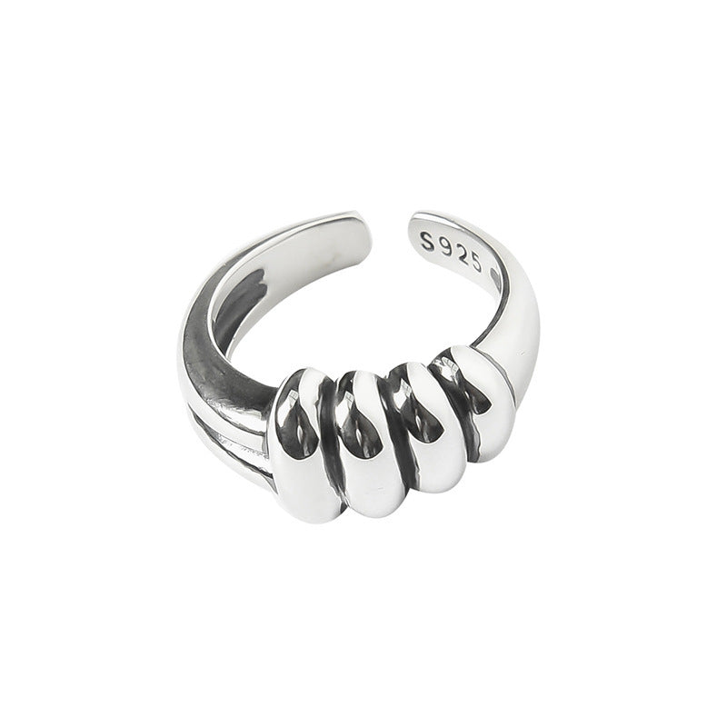 Damen Trendiger offener Ring mit geometrischem Design Shop Nory