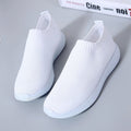 Damen Leichte und atmungsaktive Slip-On Sneakers Shopnory