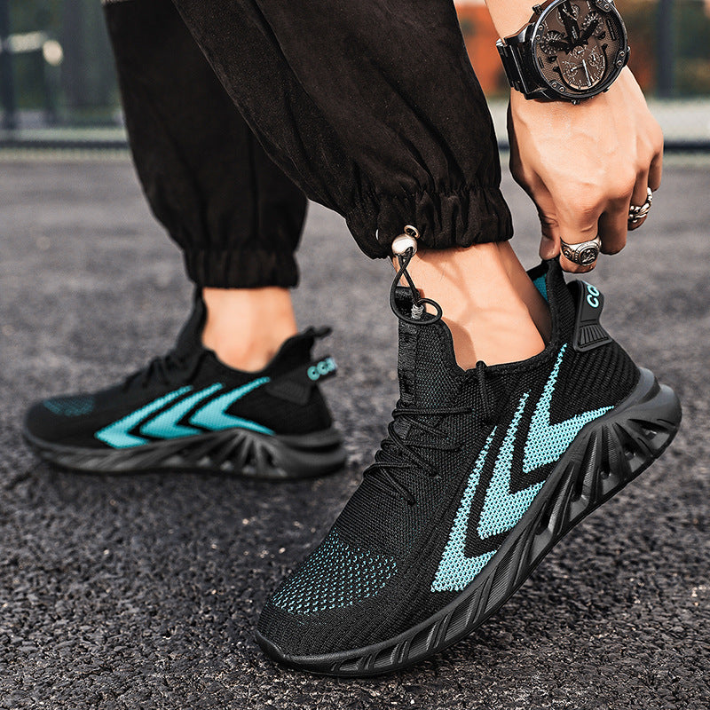 Damen Atmungsaktive und flexible Fitness-Sneaker mit rutschfester Sohle