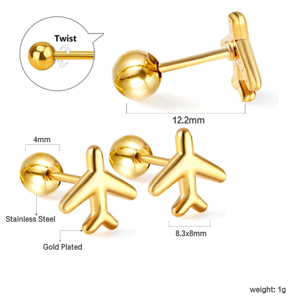 Damen Ohrstecker im schmetterlingsförmigen Design Shop Nory