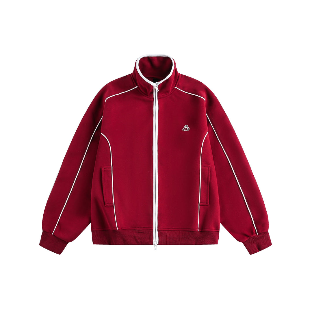 Damen Oversize-Sweatjacke mit Stehkragen und Zwei-Wege-Reißverschluss Shop Nory