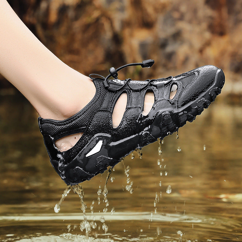 Damen Wasserdichte Outdoor-Sandalen mit rutschfester Sohle und atmungsaktivem Obermaterial