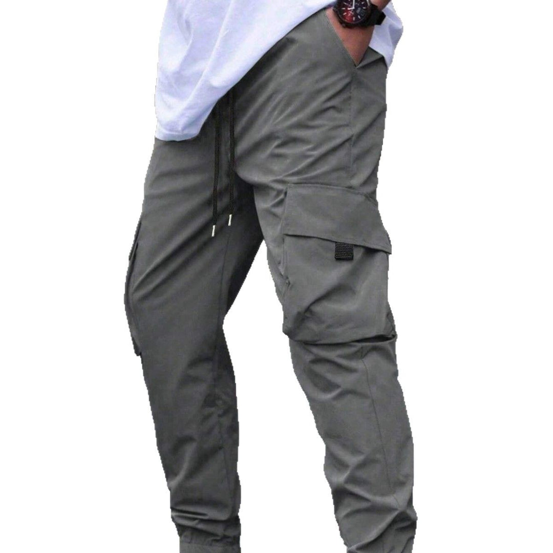 Herren technische Travel-Joggerhose mit integriertem Sicherheitsfach elastischem Tunnelzugbund und wasserabweisender Beschichtung Shop Nory