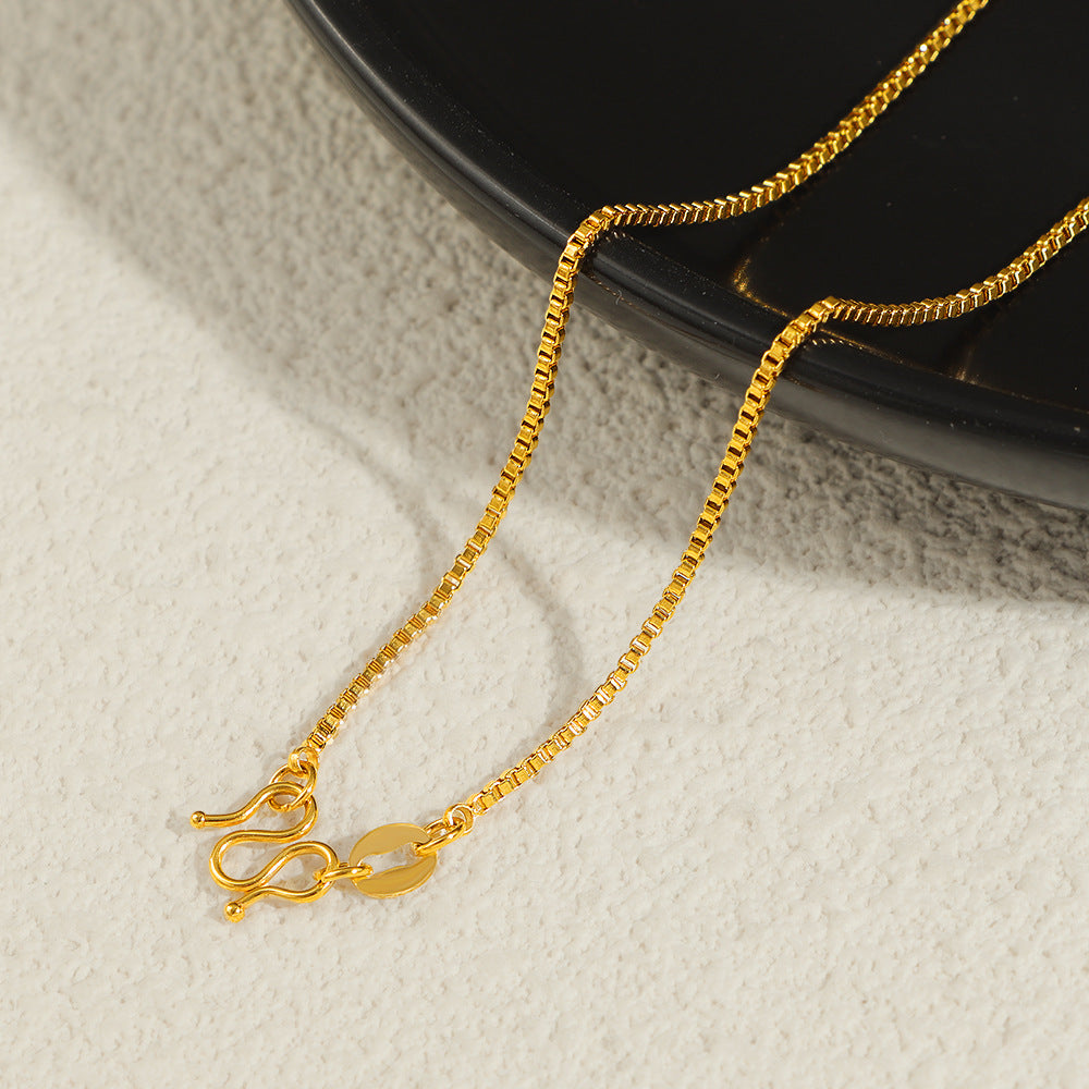 Damen filigrane Gliederkette mit elegantem Verschluss Shop Nory