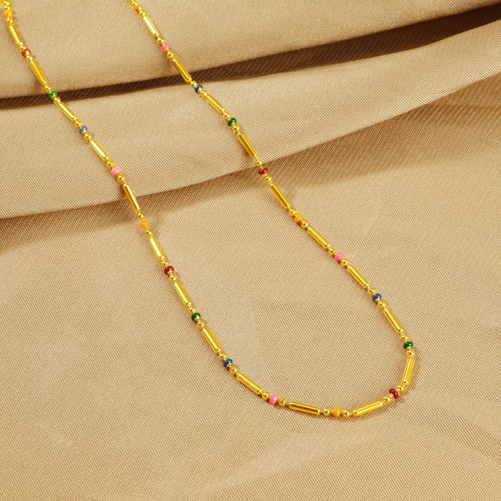 Frauen bunte Perlenkette Shop Nory