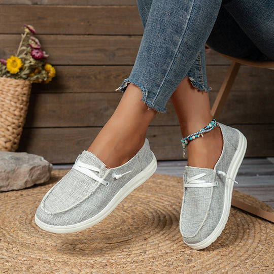 Damen bequeme und stylische Slip-On Sneakers