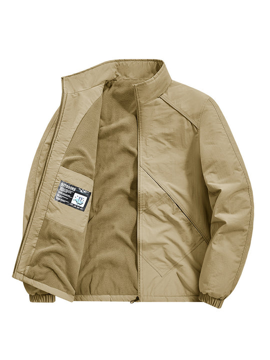 Herren Leichte Übergangsjacke mit Fleece-Futter Shop Nory