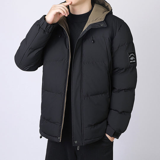 Herren Kapuzen-Steppjacke mit Thermofutter und verstellbarem Saum Shop Nory
