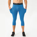 Herren Sportliche Kompressions-Leggings mit praktischen Taschen und atmungsaktiver Technologie