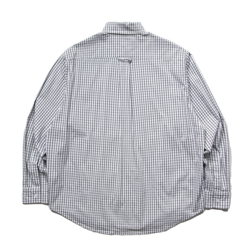 Herren Oversize-Kariertes Hemd im Boxy-Cut mit Button-Down-Kragen und gerundetem Saum Shop Nory
