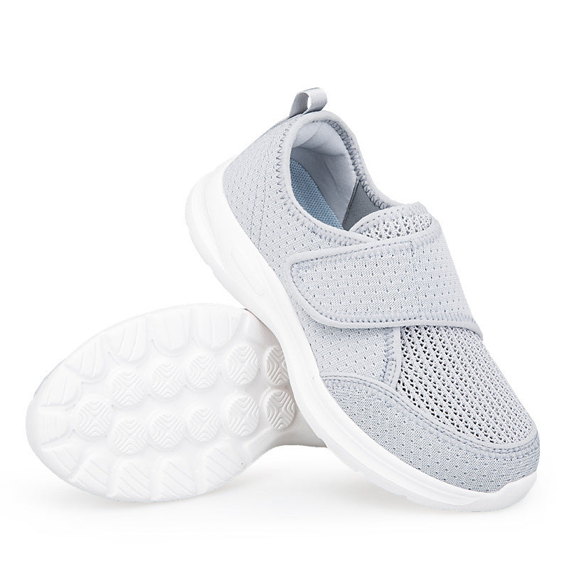Unisex nan atmungsaktive Komfort-Halbschuh mit Klettverschluss und ergonomischer Dämpfung