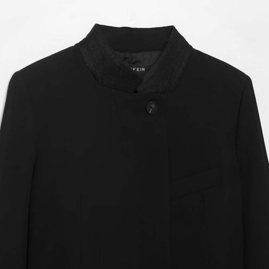 Damen Kurzblazer im Cropped‑Schnitt mit Stehkragen Shop Nory