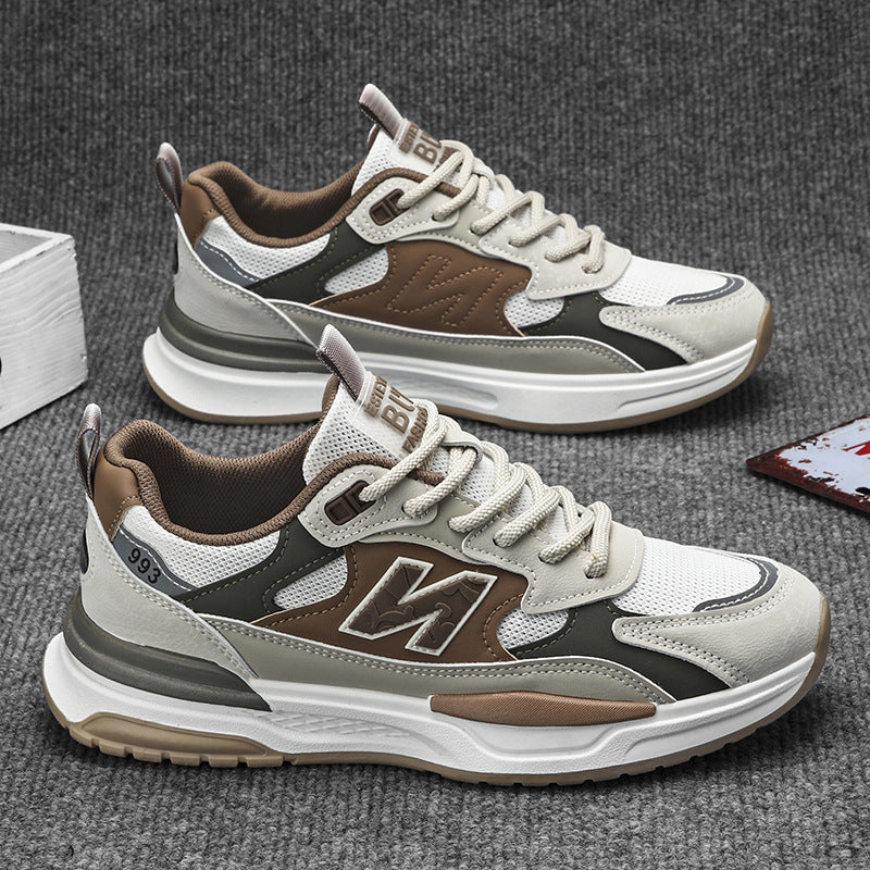 Herren Dämpfender Chunky-Laufschuh mit Mesh-Außenschicht und Komfortgedächtnis-Sohle Shopy Nory