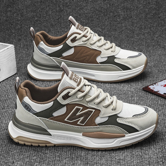 Herren Dämpfender Chunky-Laufschuh mit Mesh-Außenschicht und Komfortgedächtnis-Sohle Shopy Nory