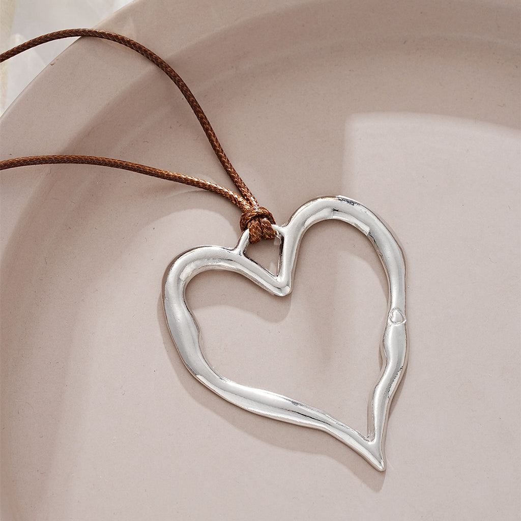 Damen Halskette aus handgefertigtem Herzdesign Shop Nory
