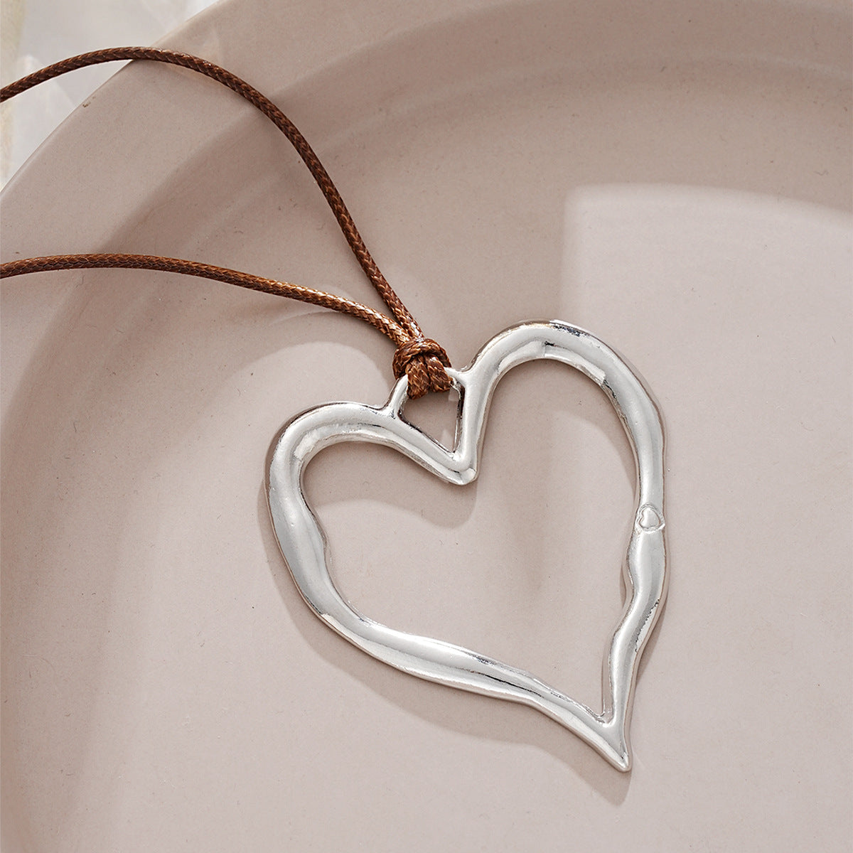 Damen Halskette aus handgefertigtem Herzdesign Shop Nory