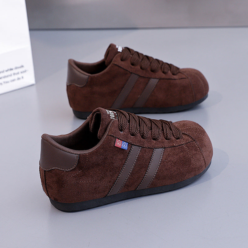 Damen Sneaker aus Rauleder mit komfortablem Fußbett