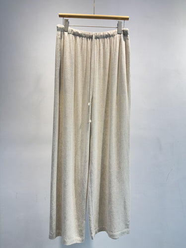 Damen weiche Leinen Weite Hose Shop Nory