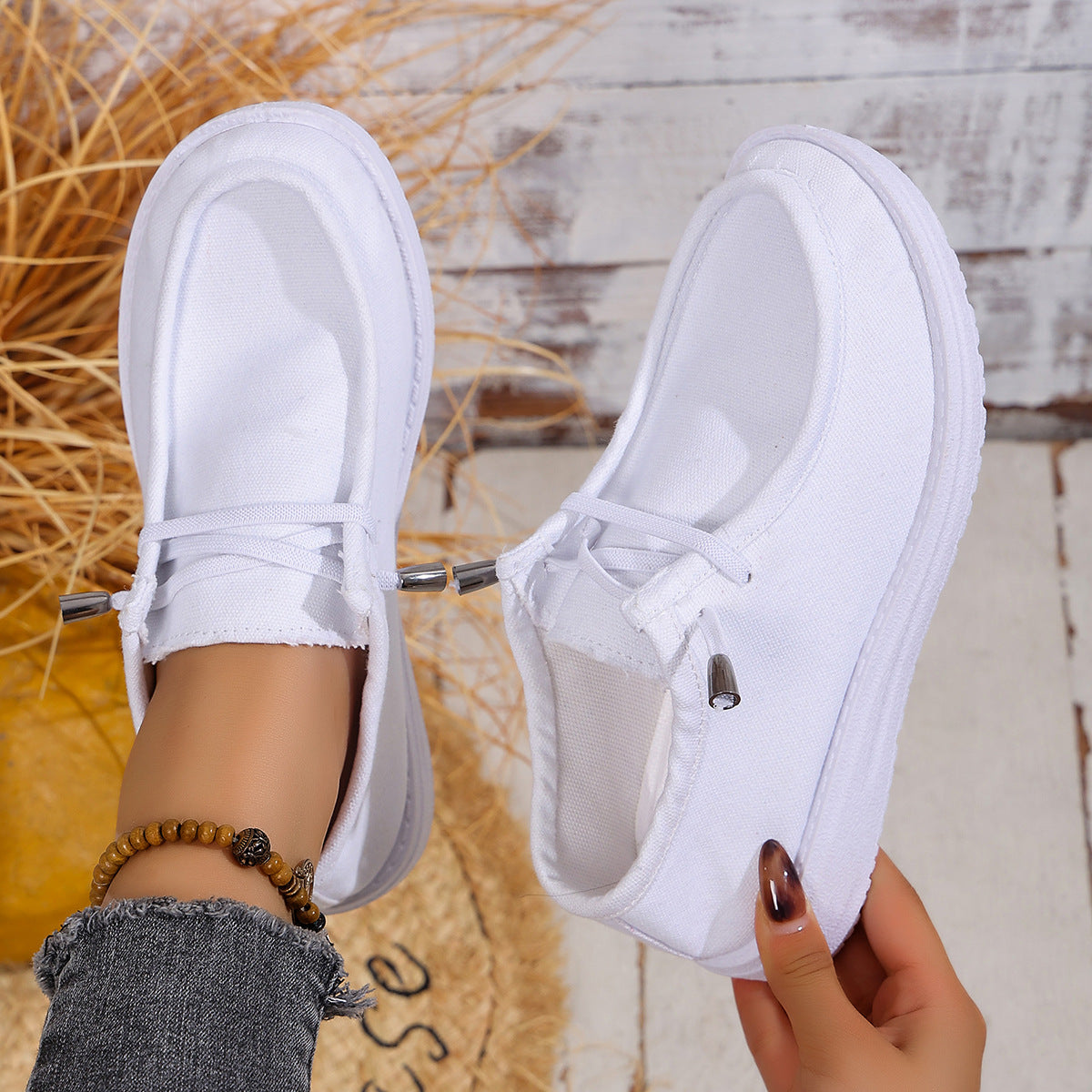 Damen Komfortable Slip-On Sneakers mit innovativem Design Shopnory