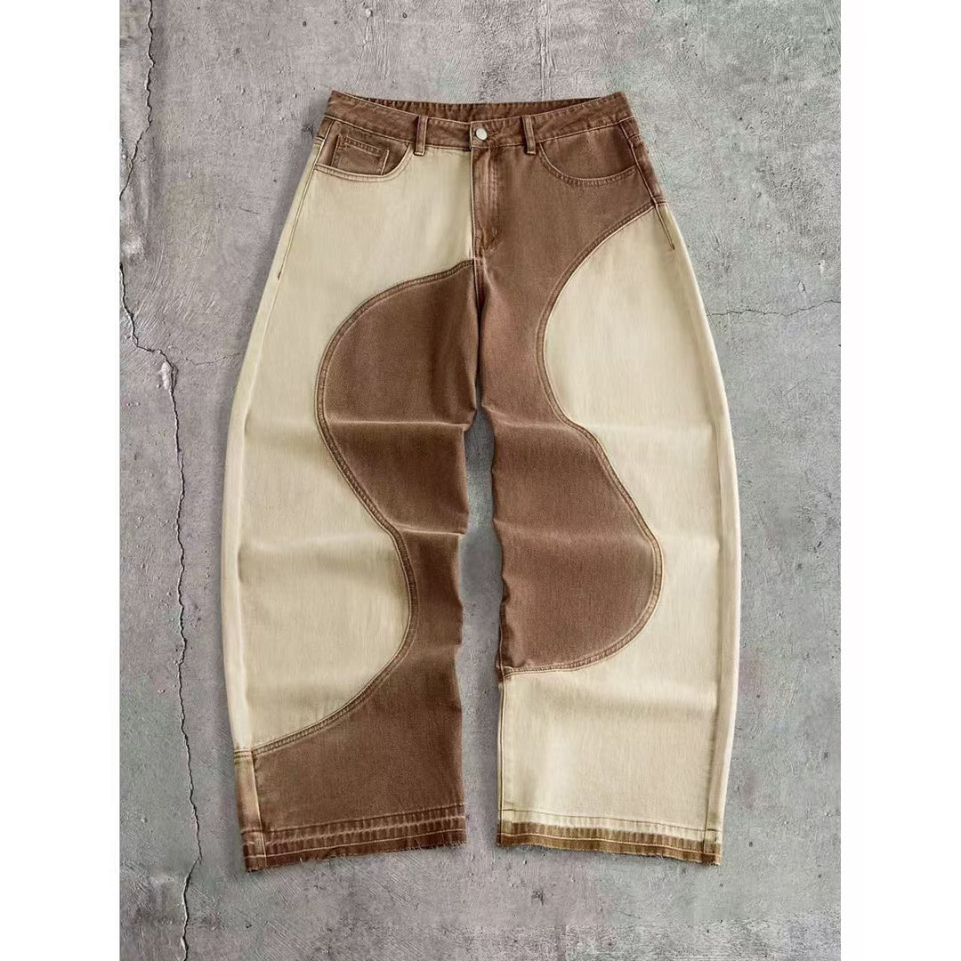 Herren Weit geschnittene Designer-Jeans Shop Nory