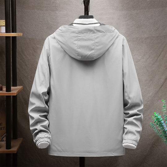 Herren Leichte Sportjacke mit Kapuze Shop Nory