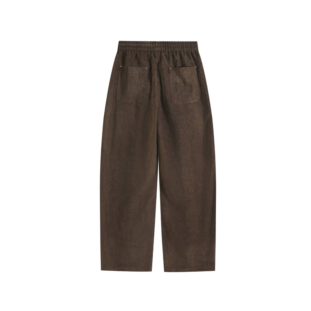 Damen Weite Palazzo-Hose mit elastischem Bund, Tunnelzug und Seitentaschen Shop Nory