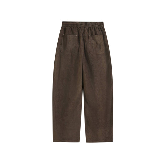 Damen Weite Palazzo-Hose mit elastischem Bund, Tunnelzug und Seitentaschen Shop Nory