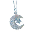 Damen Halskette mit mondförmigem und sternförmigem Anhänger Shop Nory